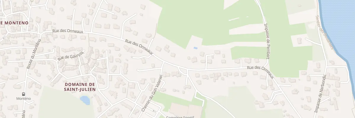 Plan du 35 Rue des Ormeaux à Arzon