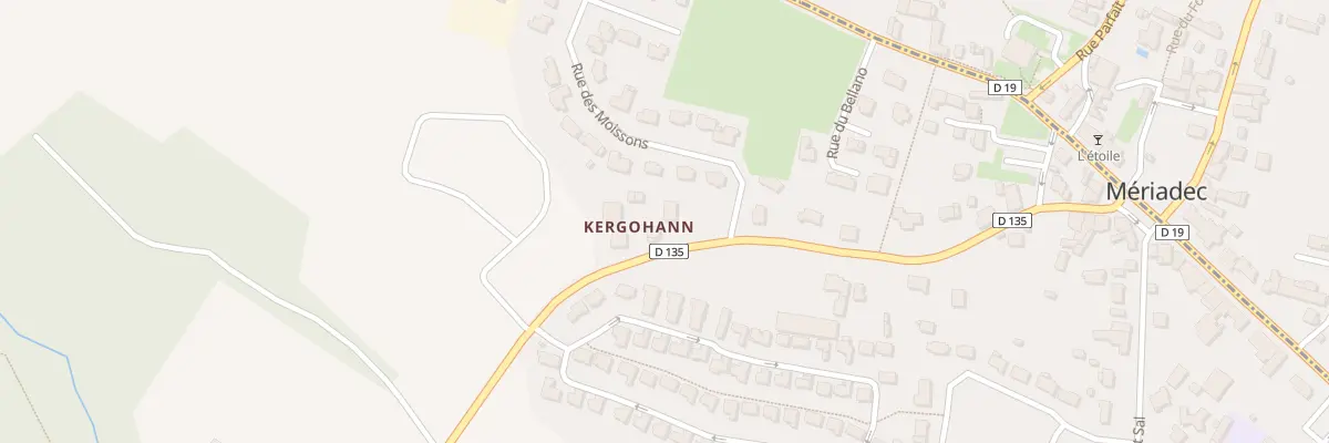 Plan du 10 Rue Conan Meriadec à Pluneret