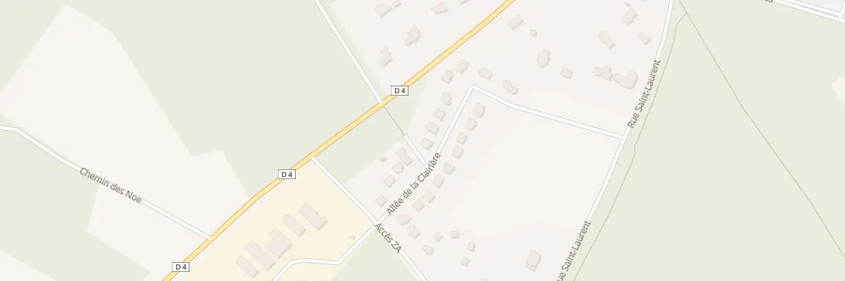 Plan du 5554 All de la Clairière à Lantic