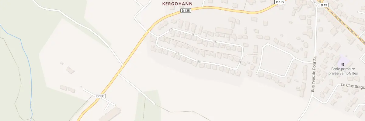 Plan du 47 Rue de Kergohanne à Pluneret