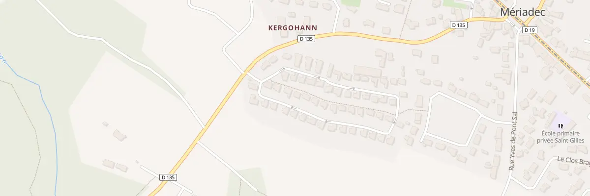 Plan du 48 Rue de Kergohanne à Pluneret