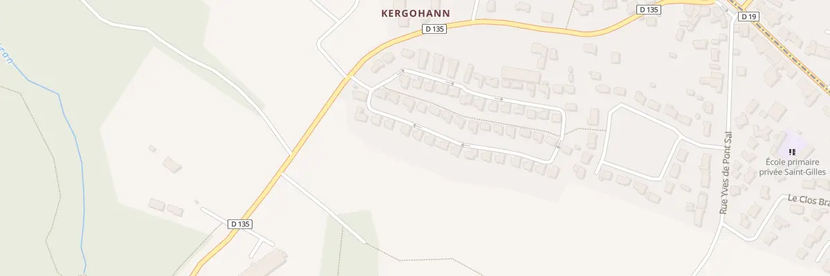 Plan du 49 Rue de Kergohanne à Pluneret