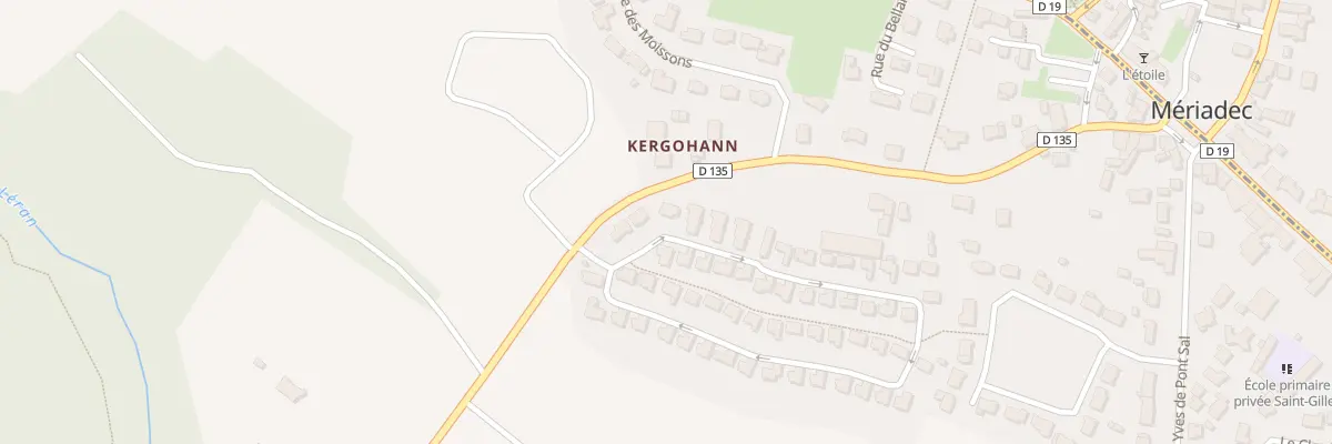 Plan du 5 Rue de Kergohanne à Pluneret