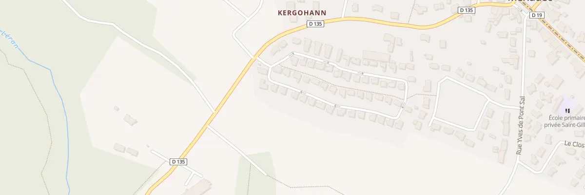 Plan du 51 Rue de Kergohanne à Pluneret