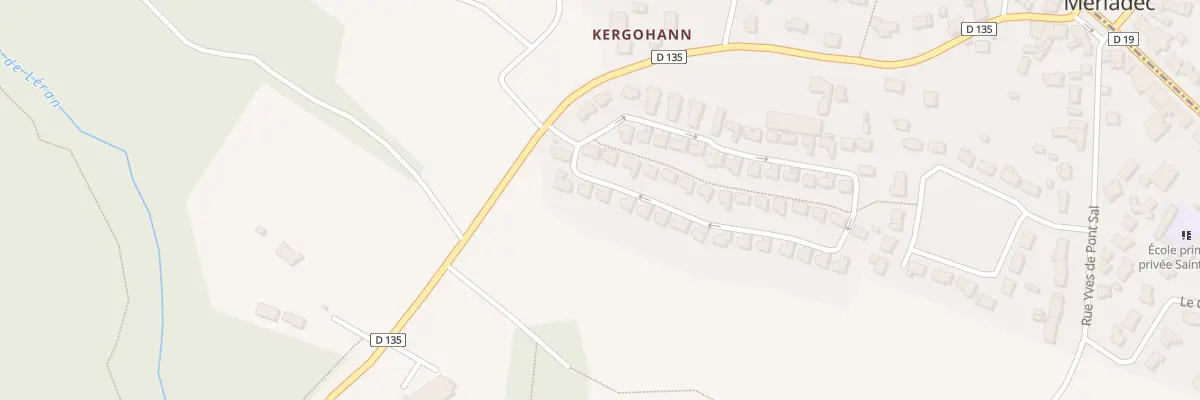 Plan du 53 Rue de Kergohanne à Pluneret
