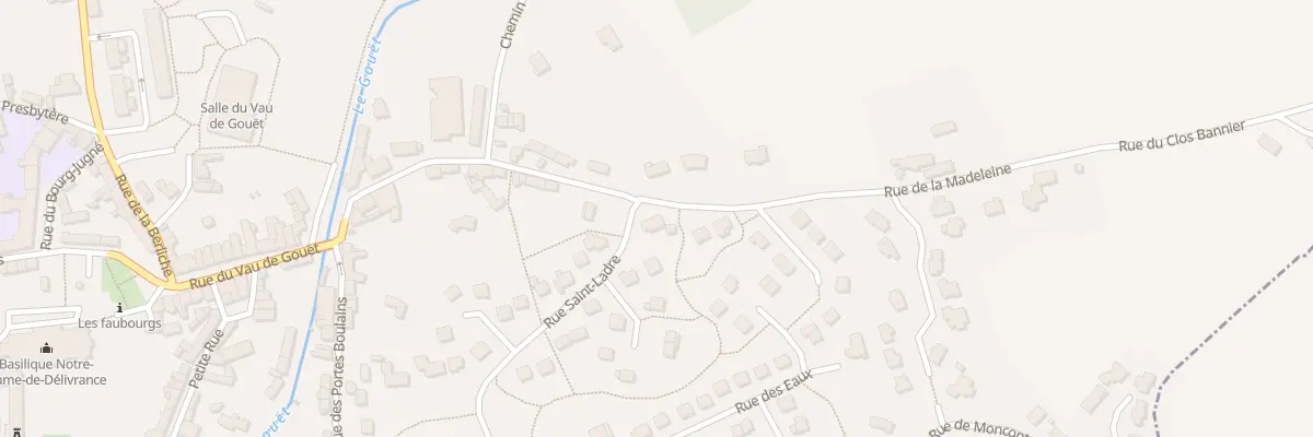 Plan du 20 Rue de la Madeleine à Quintin