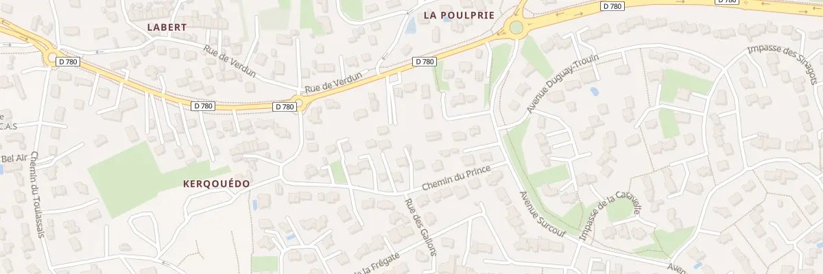 Plan du 3T Che du Prince à Arzon