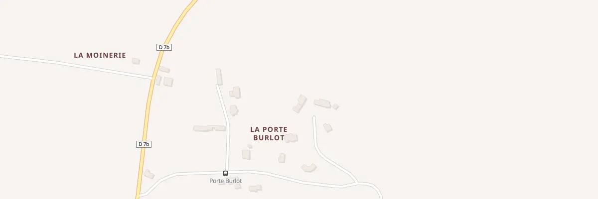 Plan du 23 La Porte Burlot à Lanfains