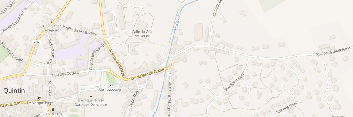 Plan du 4 Rue de la Madeleine à Quintin