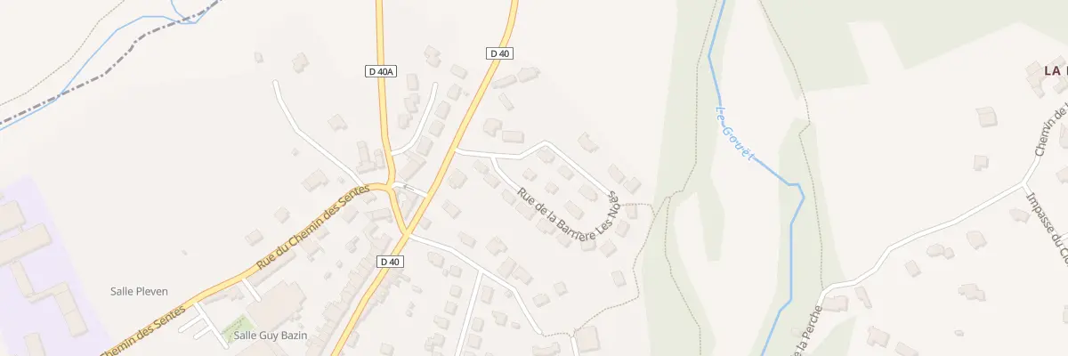 Plan du 1 Rue de la Barrière à Quintin