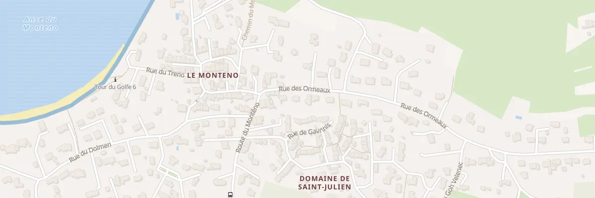 Plan du 70 Rue des Ormeaux à Arzon