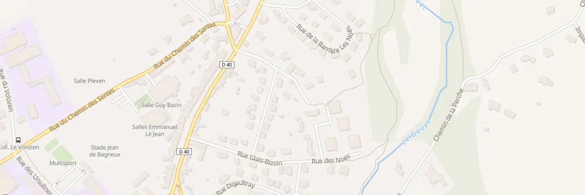 Plan du 12 Rue du Maréchal de Lorge à Quintin