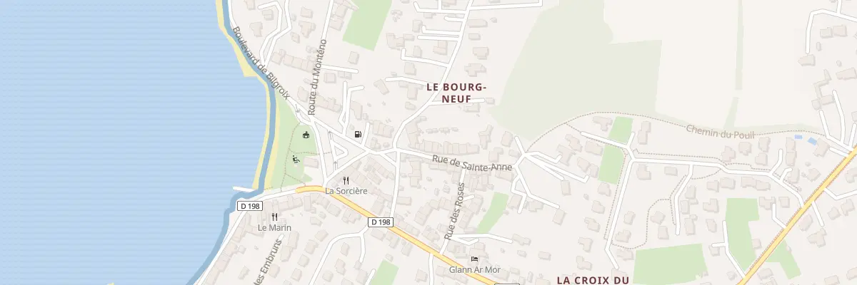 Plan du 6 Rue de Ste Anne à Arzon