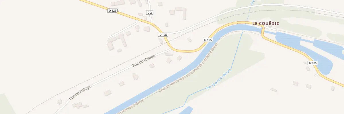 Plan du 3 Saint Dredeno à Saint-Gérand-Croixanvec