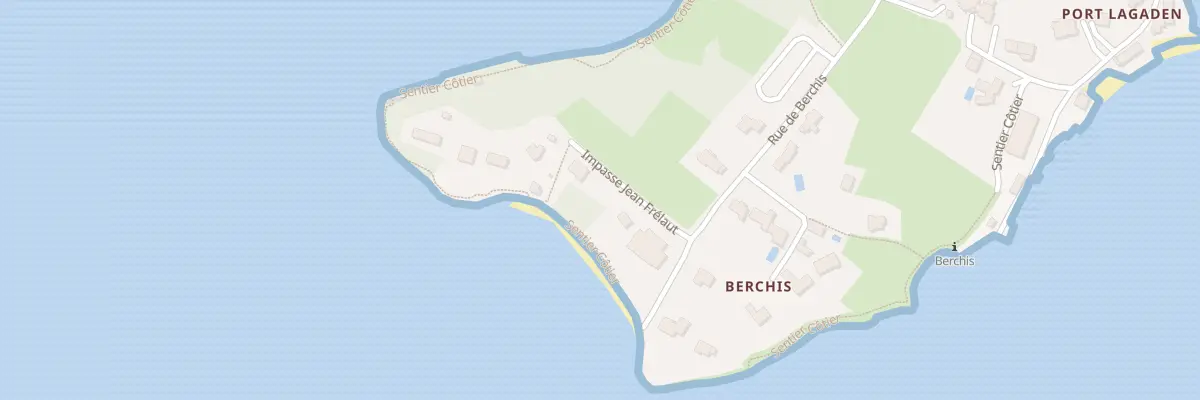 Plan du 5991 Rue de Berchis à Larmor-Baden
