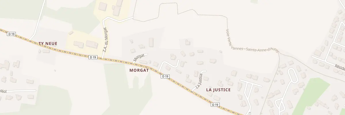Plan du 11 Vge de Morgat à Plumergat