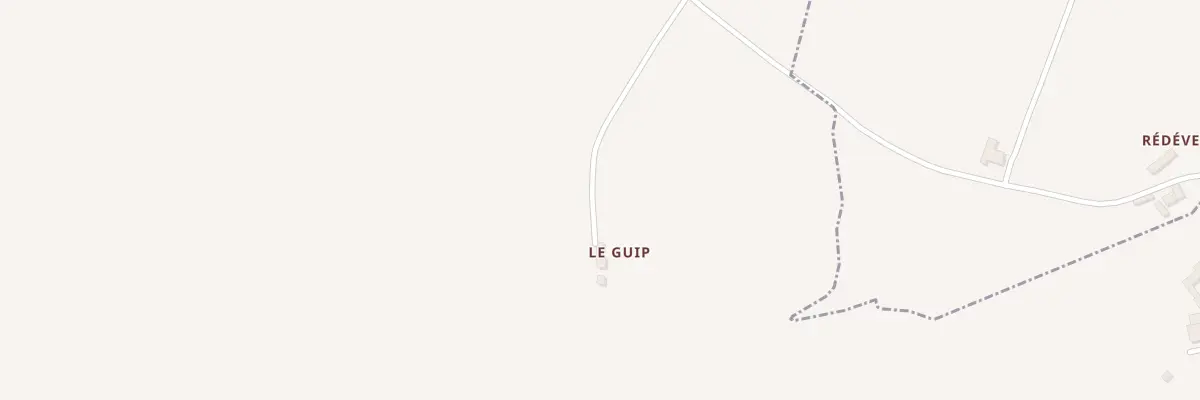 Plan du 1 Le Guip à Saint-Connec