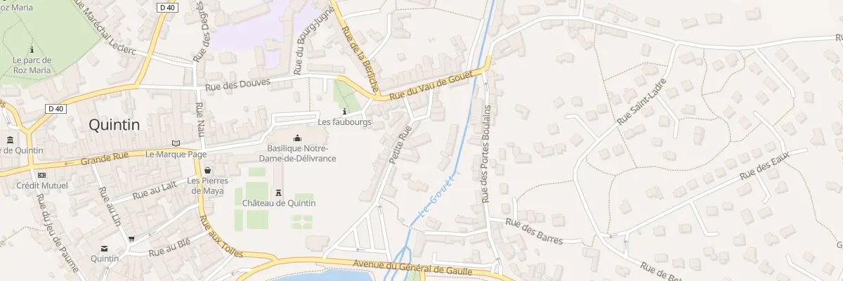 Plan du 5 Pl du Carouge à Quintin