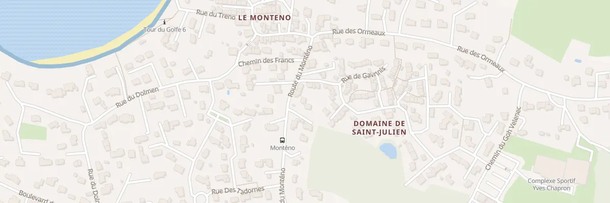 Plan du 47 Rue du Monteno à Arzon