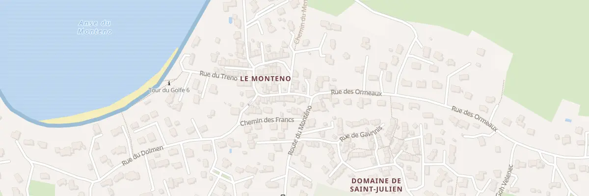 Plan du 17 Rue de Montmartre à Arzon