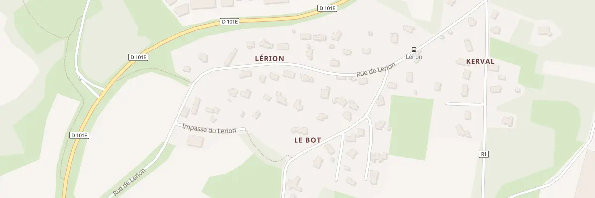 Plan du 5628 Lerion à Plougoumelen