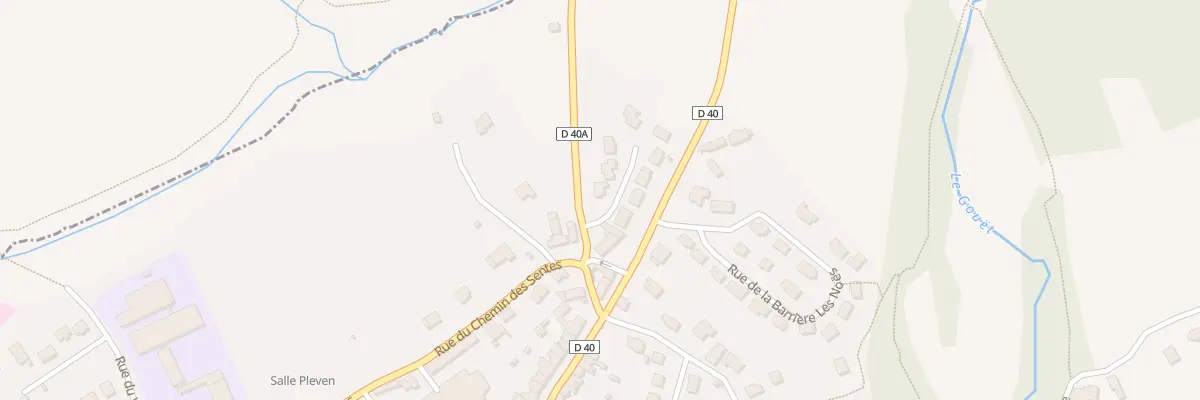Plan du 1 Rue du Clos des Genêts à Quintin
