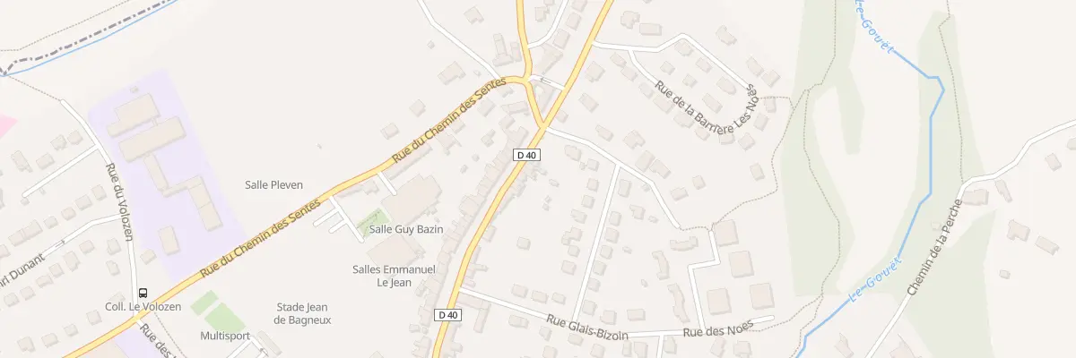 Plan du 30 Rue des Croix Jarrots à Quintin