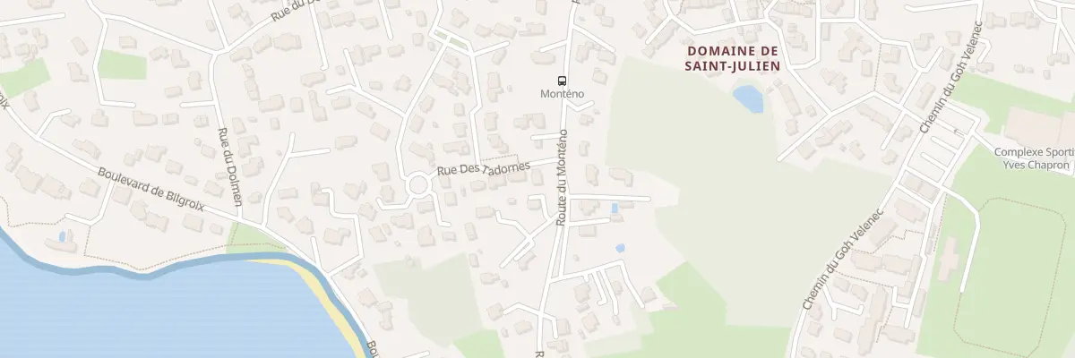 Plan du 30 Rue du Monteno à Arzon