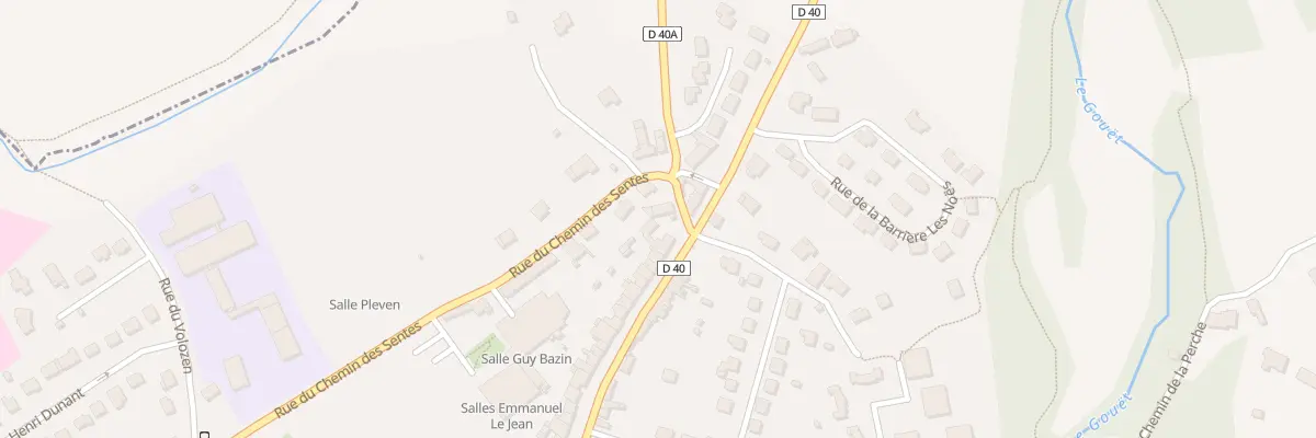 Plan du 55 Rue des Croix Jarrots à Quintin
