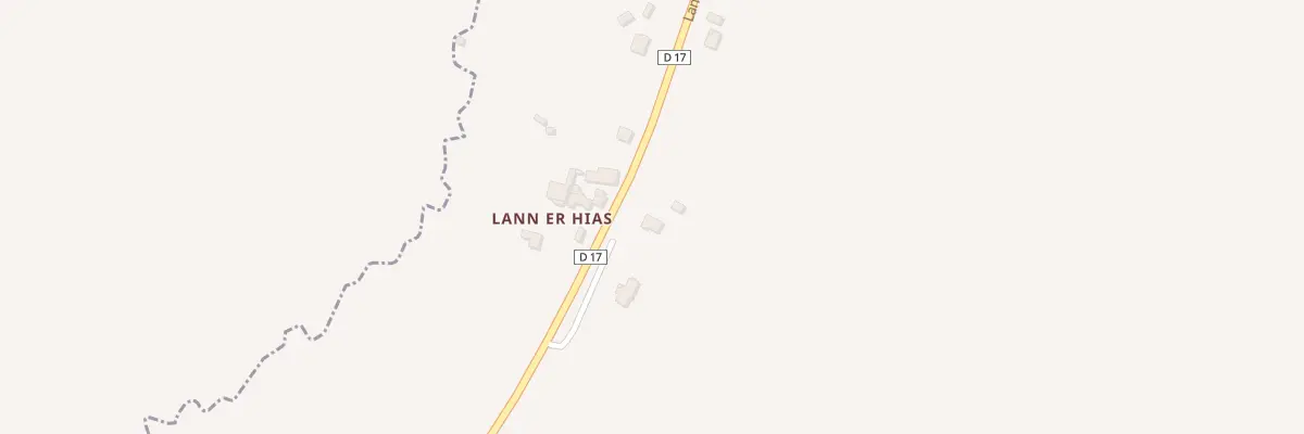 Plan du 4 Lann er Hias à Plumergat