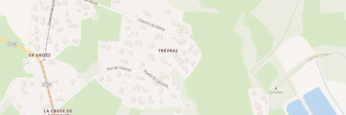 Plan du 5066 Trevras à Larmor-Baden