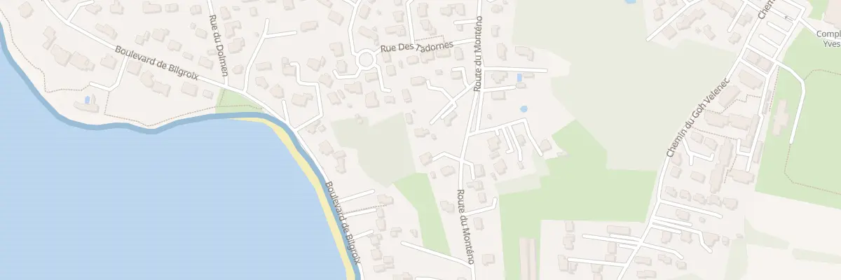 Plan du 20 Rue du Monteno à Arzon