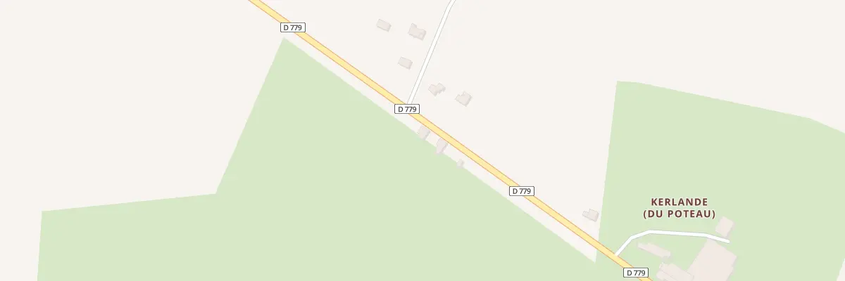 Plan du 5231 Kerlande à Brandivy
