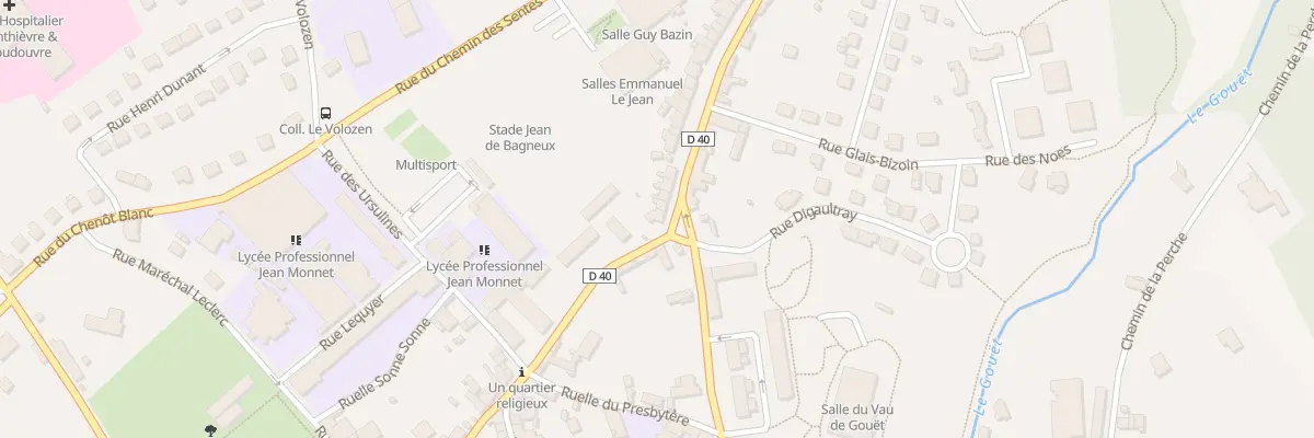 Plan du 1 Rue des Croix Jarrots à Quintin