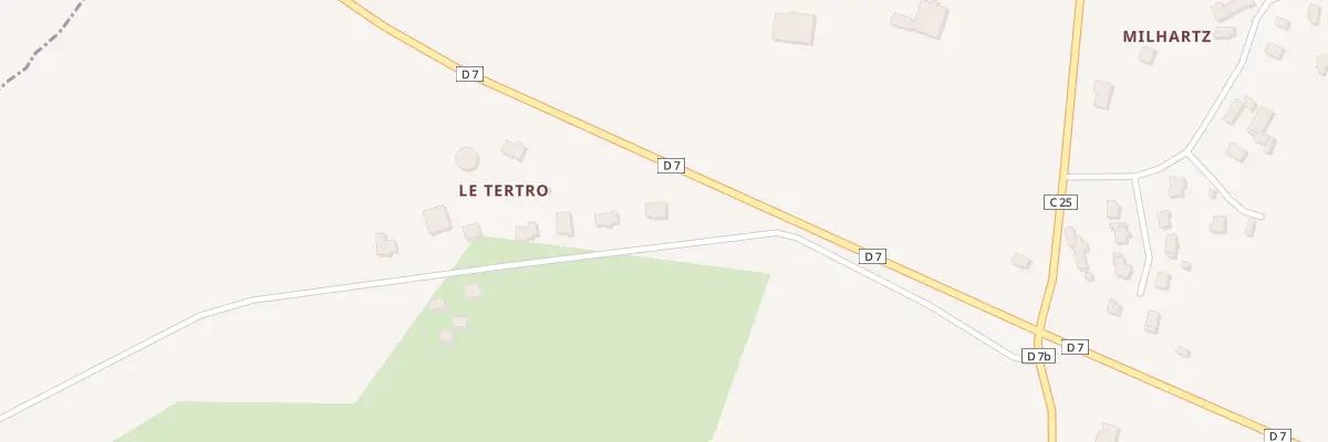 Plan du 2 Le Tertro à Lanfains