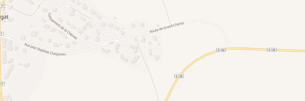 Plan du 5817 Rte de Grandchamp à Plumergat