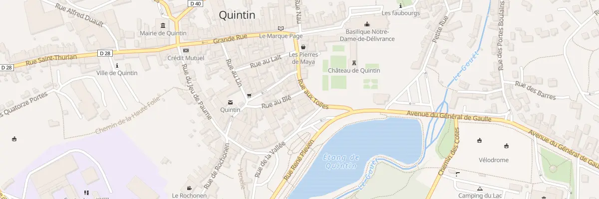 Plan du 10 Rue au Blé à Quintin