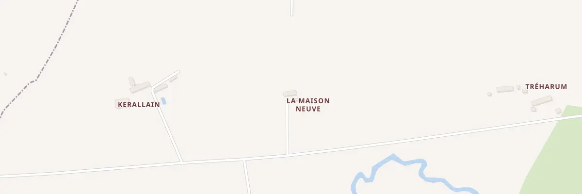 Plan du 2 La Maison Neuve à Plumelin