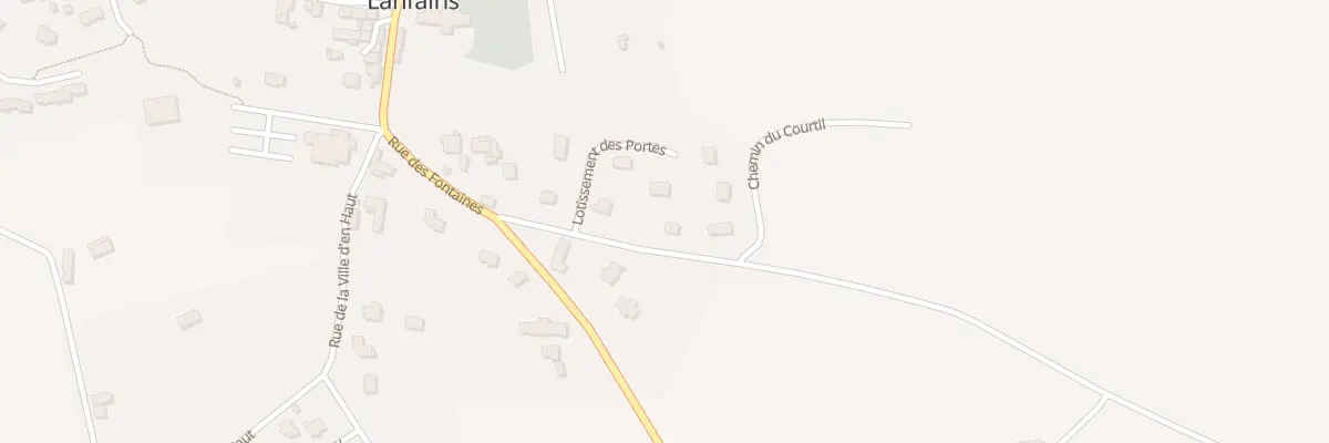 Plan du 3 Rue du Verger à Lanfains