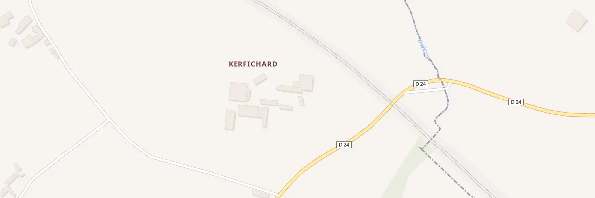Plan du 5 Kerfichard à Plouvara