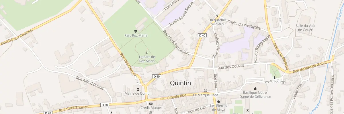 Plan du 3 Rue des Douves à Quintin