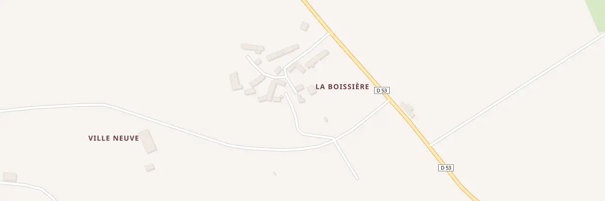 Plan du 7 La Boissière à Merléac