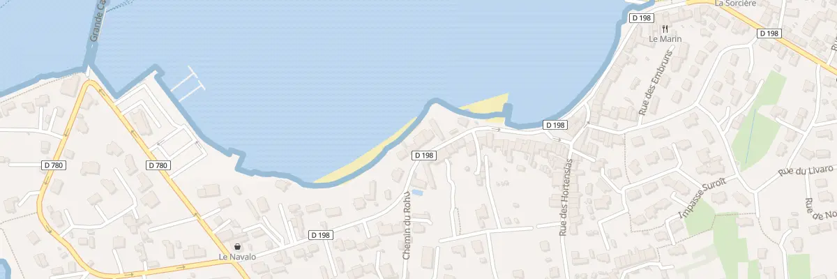 Plan du 7 Rue de la Douane à Arzon