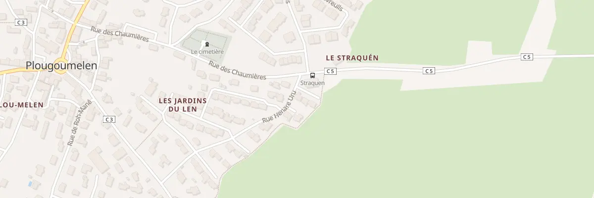 Plan du 1 All Simone et Antoine Veil à Plougoumelen