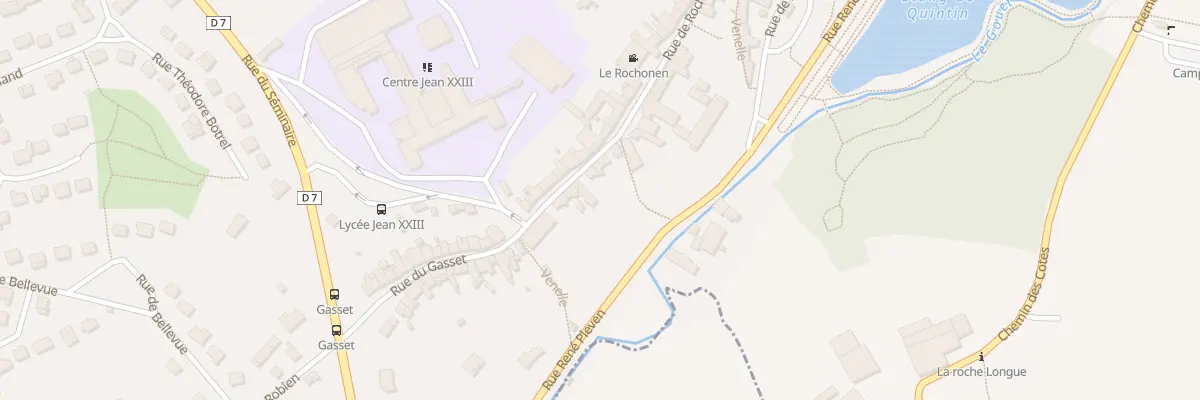 Plan du 23 Rue de Rochonen à Quintin