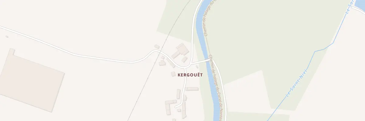 Plan du 2 Kergouet à Saint-Gérand-Croixanvec