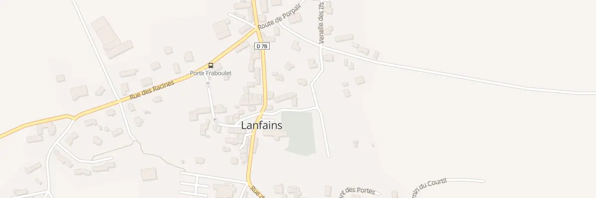 Plan du 5 Imp des Noés à Lanfains