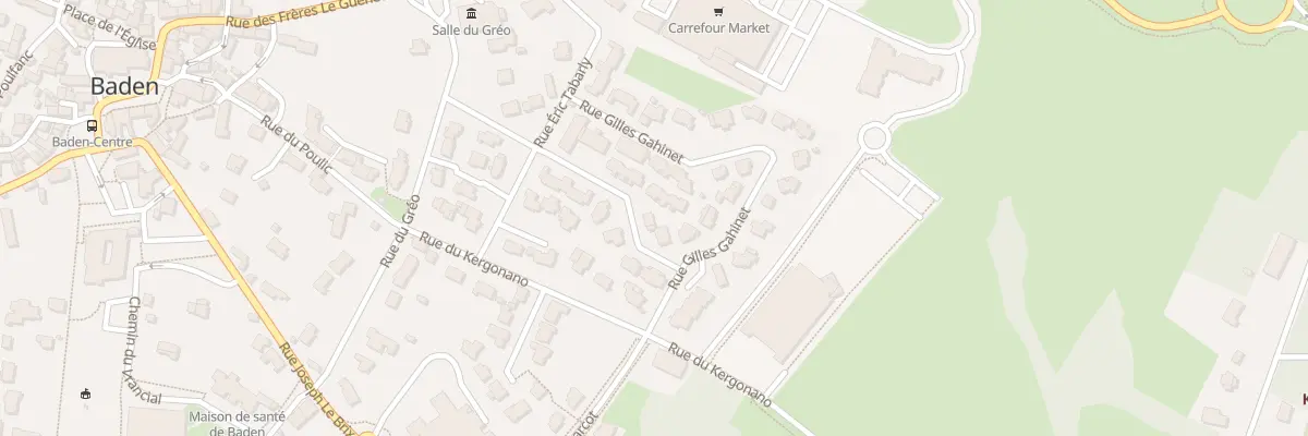 Plan du 4 Rue Alain Gerbault à Baden