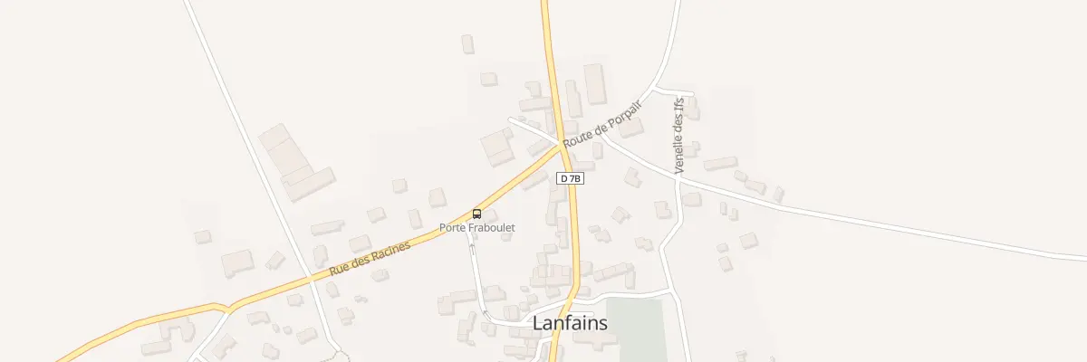 Plan du 13 Rue du Four à Lanfains