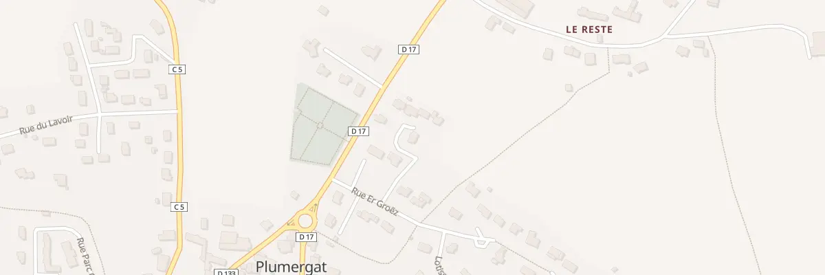 Plan du 3 Rue de la Prairie à Plumergat